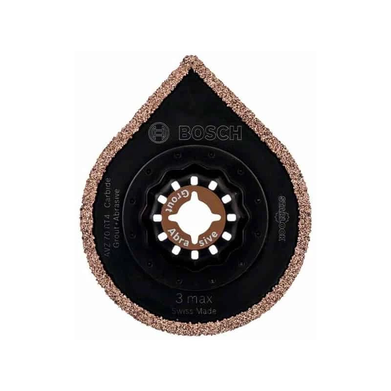 Accessoire Multifonction Oscillant BOSCH Enlève-mortier Concrétion Carbure Ø 70 Mm 3Max AVZ70RT - 2608661757 1 Accessoire Multifonction Oscillant BOSCH Enlève-mortier Concrétion Carbure Ø 70 Mm 3Max AVZ70RT - 2608661757