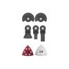 Accessoire Multifonction Oscillant BOSCH Lot De 5 Lames Starlock + 20 Abrasifs - EXCLU