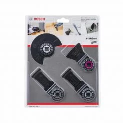 Accessoire Multifonction Oscillant BOSCH Set Menuisier 4 Pièces - 2608661696